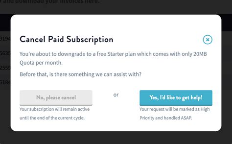 How to cancel my subscription